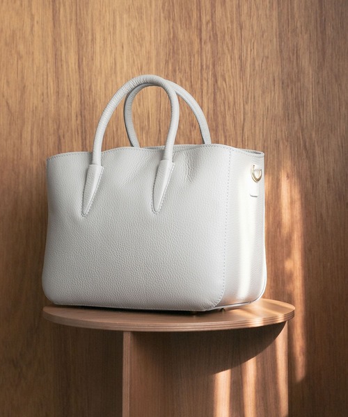 AULENTTI ハンドバッグ AULENTTI ハンドバッグ AULENTTI レザー2WAY BAG : ZOZOTOWN