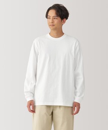 無印良品 tシャツ 紳士 洗いざらし太番手クルーネック長袖T