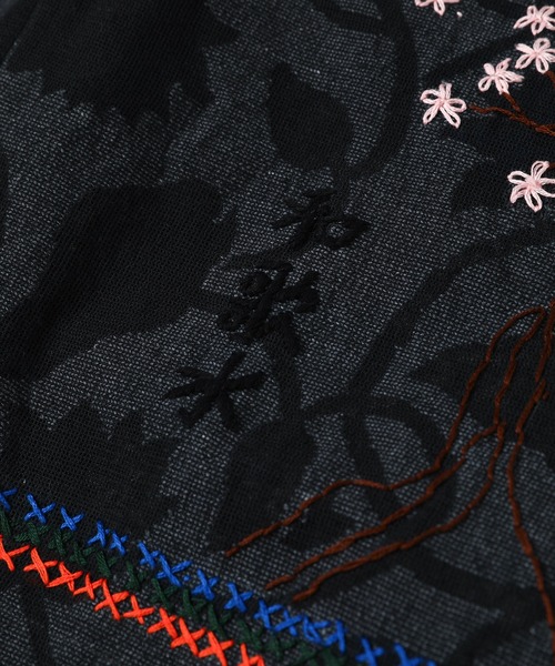 KHOKI シャツ Hand embrtridered-design shirt メンズ