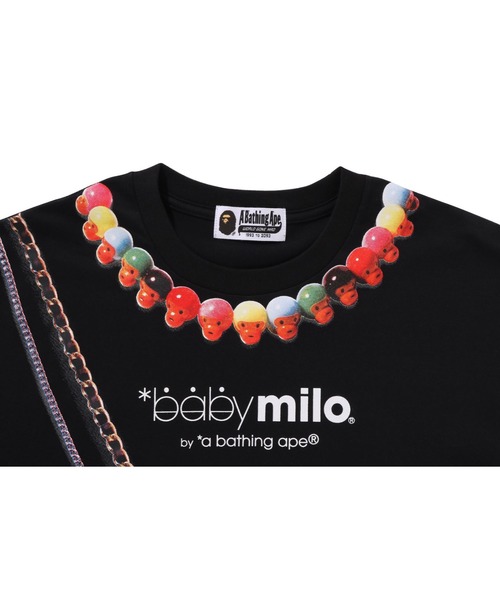 tシャツ BABY MILO FAKE PRINT OVERSIZED TEE レディース A BATHING APE Ladies' BABY MILO FAKE PRINT OVERSIZED TEE