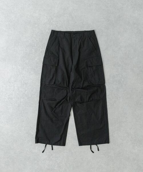 パンツ 「ASSEMBLANC」シルクブレンドクリースワイドトラウザー メンズ