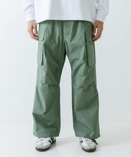 URBAN RESEARCH パンツ iD コットンリップストップカーゴパンツ