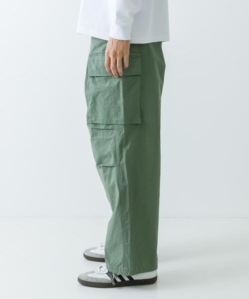 URBAN RESEARCH パンツ iD コットンリップストップカーゴパンツ