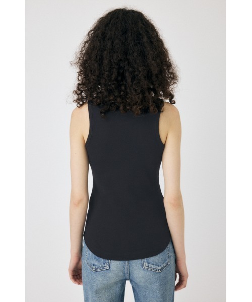 MOUSSY（マウジー） タンクトップ ノースリーブ BASIC RIB タンク