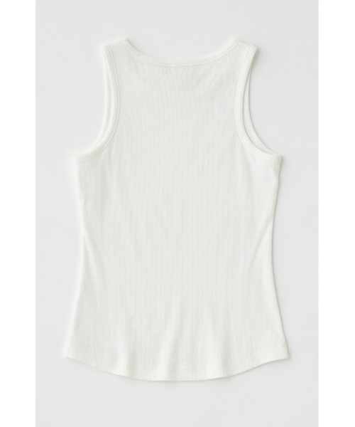 MOUSSY（マウジー） タンクトップ ノースリーブ BASIC RIB タンク