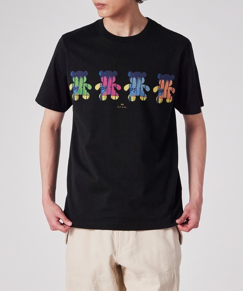 【Paul Smith】\"Painted Mini Bears\" Tシャツ ウィメンズ 