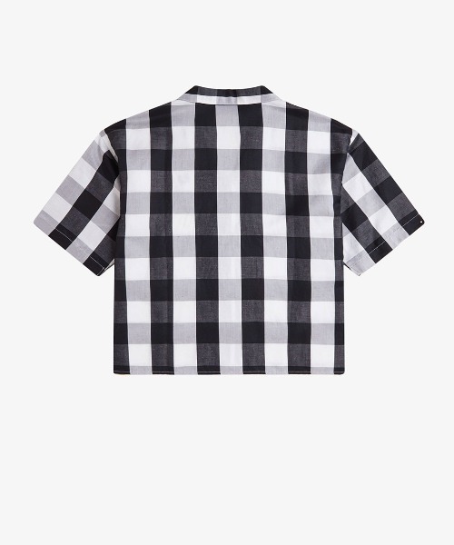 FRED PERRY ブラウス シャツ Monochrome Check Shirt／モノクロ