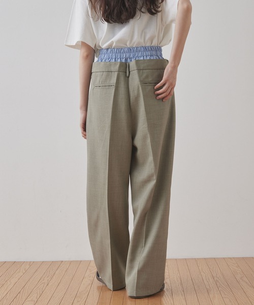 Unblend スラックス パンツ 「Unblend」セットアップ対応