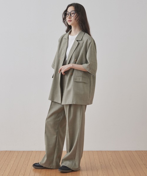 Unblend スラックス パンツ 「Unblend」セットアップ対応