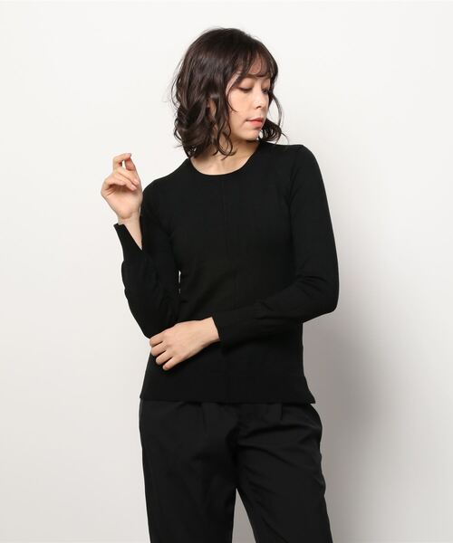 「EMMEL REFINES」 半袖ニット FREE ブラック レディース_画像4