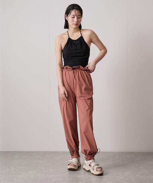 パンツ S GUNZE グンゼ テーパードパンツ レディース 通年 シワになり