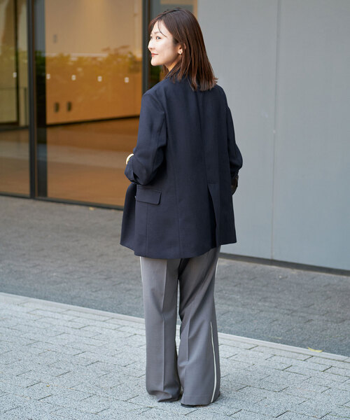 SLOBE IENA コート アウター 「追加」リネンライクダブル