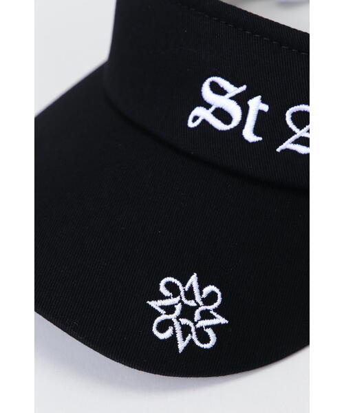 St.Andrews - 完売☆セントアンドリュース　STAモノグラムサンバイザー St ANDREWS セントアンドリュース ゴルフウェア サンバイザー 秋
