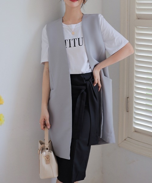 「COCOMOMO」 「yansoo」コート S ブラック レディース_画像4