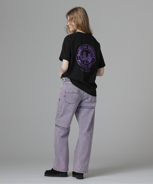 tシャツ CIRCLE LOGO T-SHIRT ”QUEENS BRIDGE”/サークルロゴTシャツ クイーンズブリッジ レディース CIRCLE LOGO T-SHIRT 