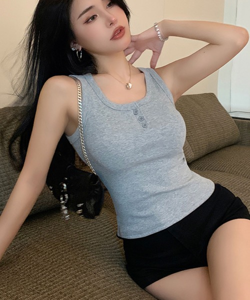 ✨伊太利屋タンクトップ✨ feepur（フェピュール） タンクトップ ノースリーブ パイルアメスリ