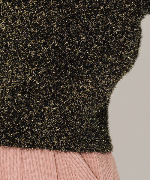 「NOMINE」 長袖ニット フリー シルバー レディース_画像8