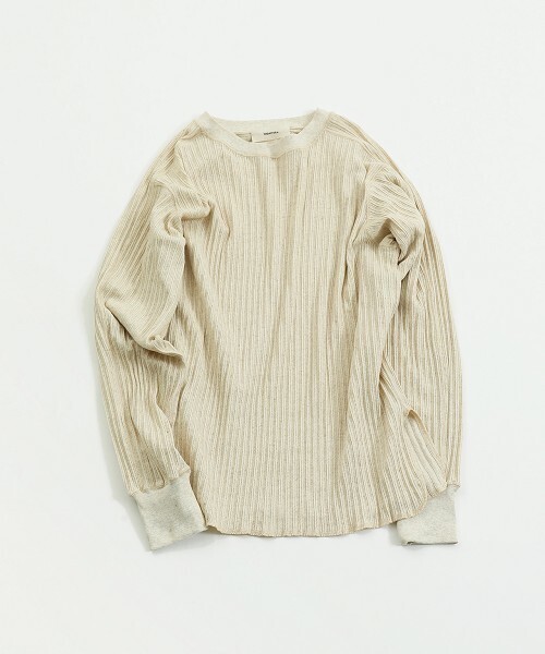 「TODAYFUL」 長袖カットソー ONE SIZE キナリ レディース TODAYFUL 「TODAYFUL」 長袖カットソー ONE SIZE キナリ