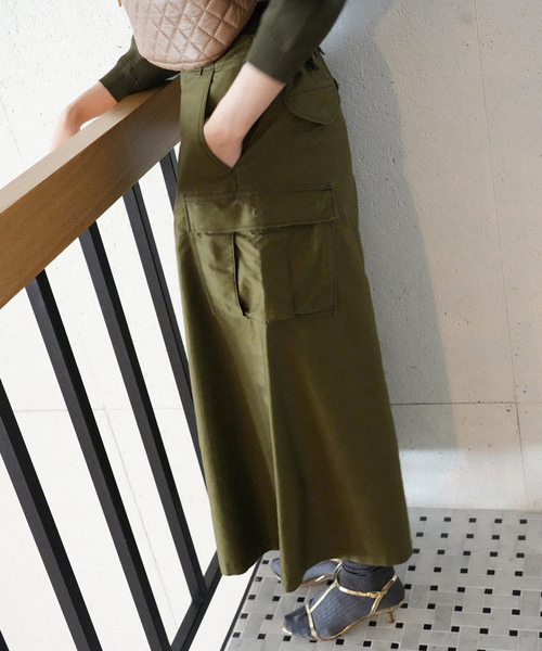 イエナ 36 ロングスカート VERMEIL par iena 「VERMEIL iena」 ロングスカート 36 ブラウン