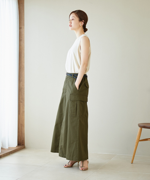イエナ 36 ロングスカート VERMEIL par iena 「VERMEIL iena」 ロングスカート 36 ブラウン