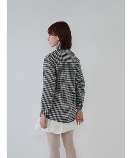 Uenui チェックシャツ Uenui ブラウス シャツ 「 cunii 」ギンガム チェック