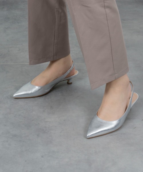 【美品】ファビオルスコーニ コンビバックストラップパンプス　36 FABIO RUSCONI パンプス 「FABIO RUSCONI/ファビオルスコーニ