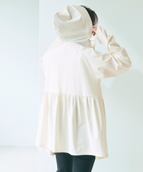 coca tシャツ UVカットギャザーパーカー レディース : ZOZOTOWN