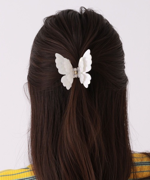 pluie ヘアクリップ　リアダクリップ repipi armario ヘアクリップ バタフライバンス : ZOZOTOWN