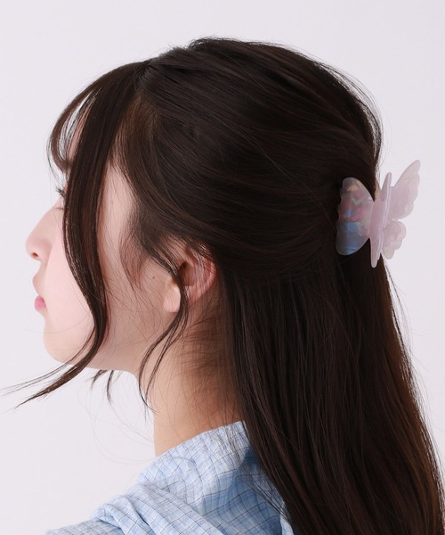 pluie ヘアクリップ　リアダクリップ repipi armario ヘアクリップ バタフライバンス : ZOZOTOWN