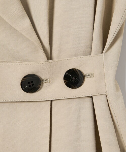 【EMMEL REFINES】ベルテッド フィット&フレアワンピース UNITED ARROWS green label relaxing｜<EMMEL REFINES>EM