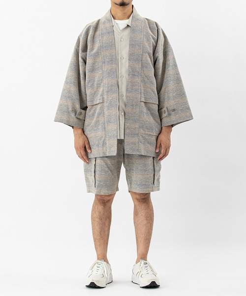 ブルゾン アウター Hombre Sashiko Stitch “NORAGI” メンズの画像