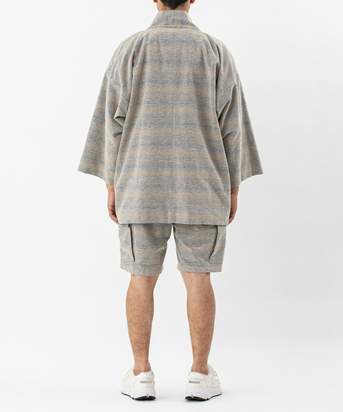 ブルゾン アウター Hombre Sashiko Stitch “NORAGI” メンズの画像