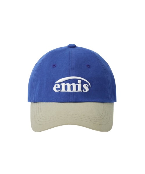 emis キャップ　ネイビー＆ベージュ　新品タグ付き　正規店購入 emis ネイビー ベースボールキャップ 新品タグ付き - メルカリ