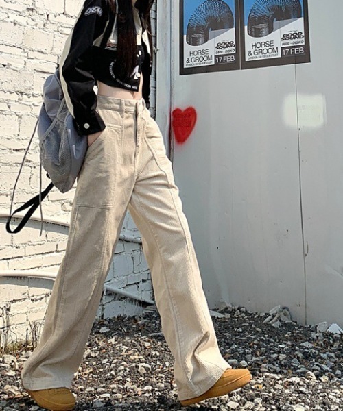 「FREE STYLISTS」 パンツ X-LARGE オフホワイト レディース_画像4