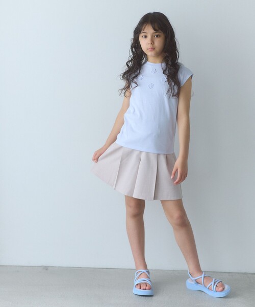 新品 エリザベッタフランキ キュロットパンツ 38 EPT862 XSサイズ Bee des パンツ キッズ 子供服 女の子 キュロット キュロット
