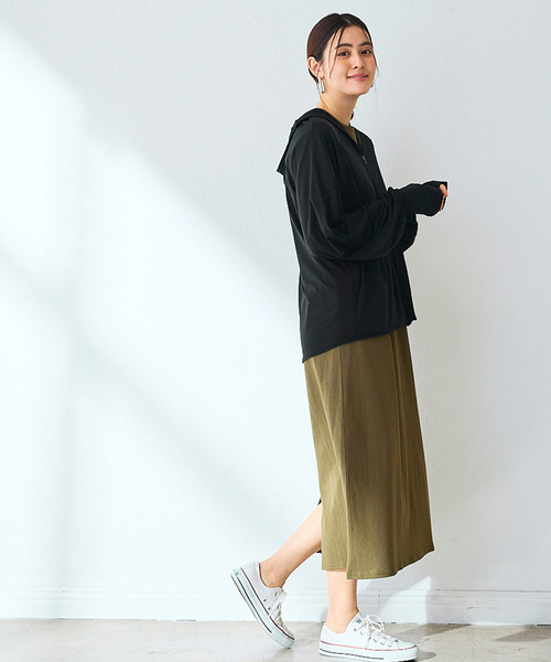 ＵＶカット&ファン付きフ−ド パーカー フード付きUVカットパーカ レディース : ZOZOTOWN
