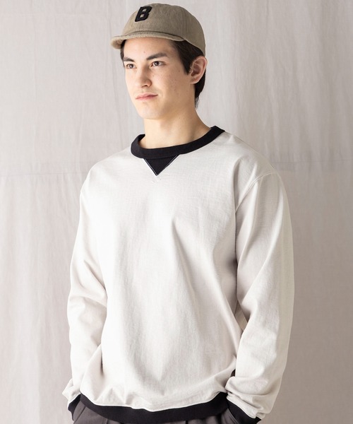 Jackman（ジャックマン） tシャツ Dotsume Rib LS T-shirt メンズ