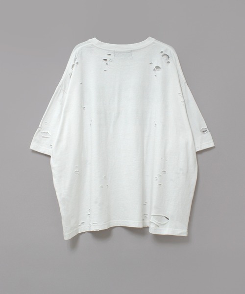 tシャツ M2523 ダメージルーズＴ レディース RNA tシャツ M2523 ダメージルーズT レディース : ZOZOTOWN