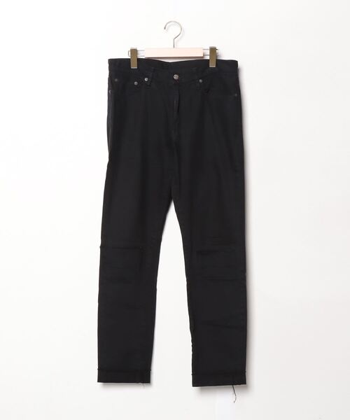 値下【希少美品】ヒステリックグラマー　ダメージ加工デニム　32inch HYSTERIC GLAMOUR - キムタク着 ヒステリックグラマー デニム 32