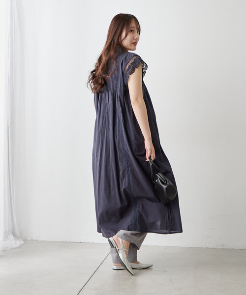 美品✨完売 ココディール ノースリーブワンピース 黒 コットンレース ワンピース コットンレース ノースリーブワンピース COCODEAL - メルカリ