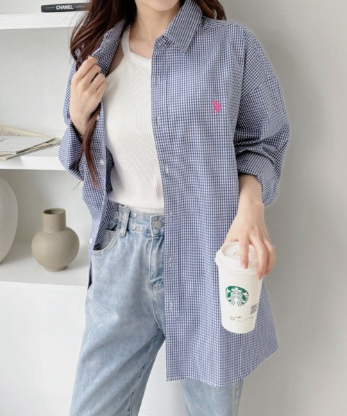 U.S. POLO ASSN.（ユーエスポロアッスン） ブラウス シャツ 「U.S. 