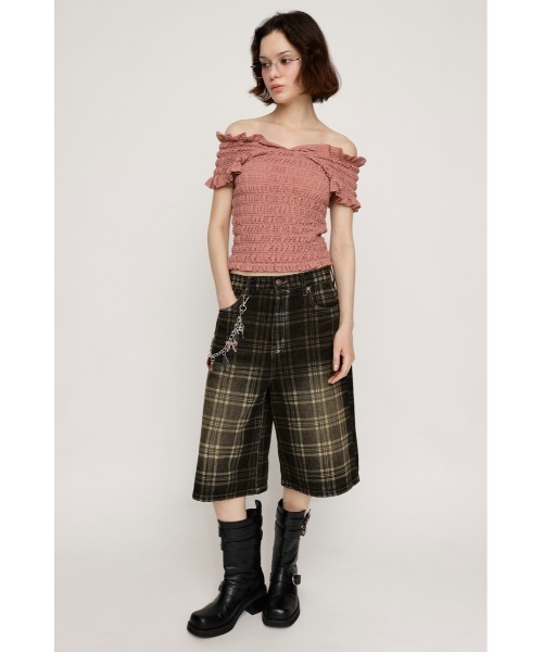 SLY ジーンズ デニム デニムパンツ BLEACH CHECK M/PT ブリーチ