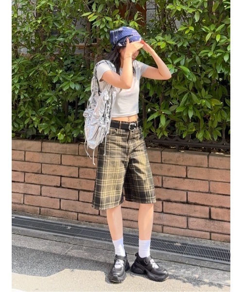 SLY ジーンズ デニム デニムパンツ BLEACH CHECK M/PT ブリーチ