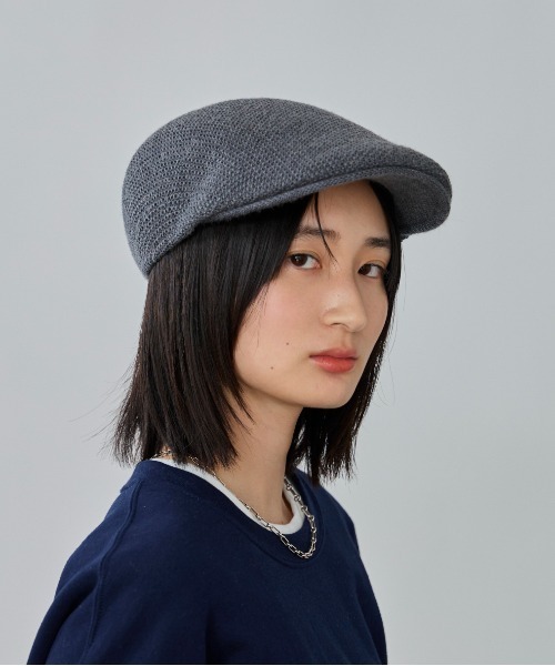 override（オーバーライド） 帽子 ベレー帽 WASHABLE WOOL KNIT