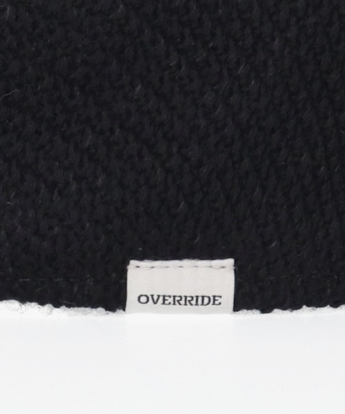override（オーバーライド） 帽子 ベレー帽 メンズ WASHABLE WOOL KNIT