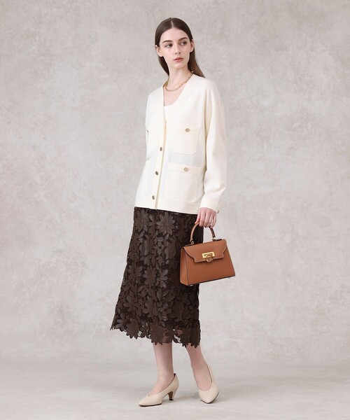 ANAYI スノーフラワーエンブロイダリースカート スノーフラワーエンブロイダリー スカート|ANAYI OFFICIAL ONLINE