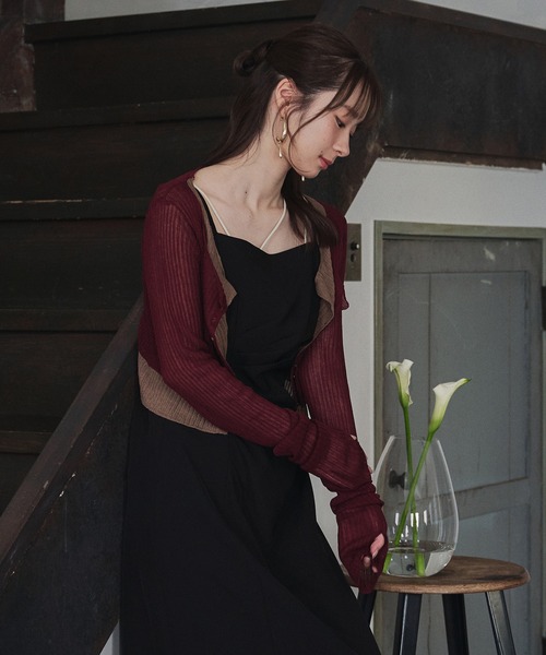 ワンピース mideal 2way sleeve corset onepiece セール】2way sleeve corset onepiece / 2wayスリーブコルセット