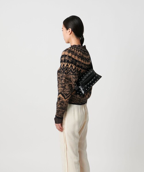 ショルダーバッグ バッグ 「OSOI」FOLDER BROT STUD レディース