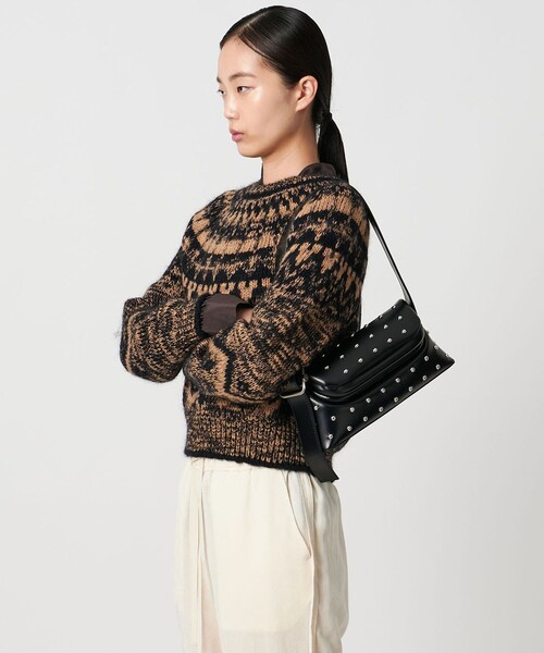 ショルダーバッグ バッグ 「OSOI」FOLDER BROT STUD レディース