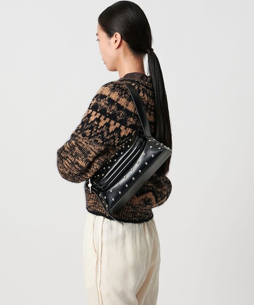 ショルダーバッグ バッグ 「OSOI」FOLDER BROT STUD レディース
